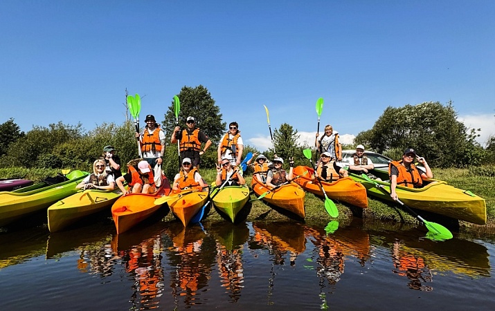 Сплав на каяках!