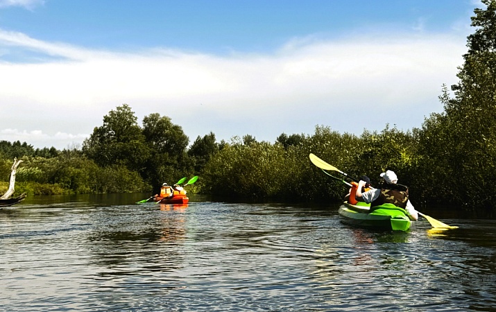 Сплав на каяках!
